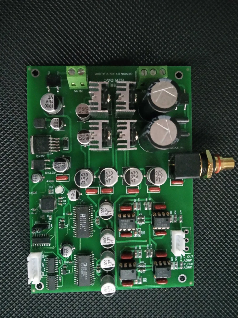 

Dual AD1865R DAC Black Rubber Style Decoder and Famous TDA1541 PCM63 Contemporary Products