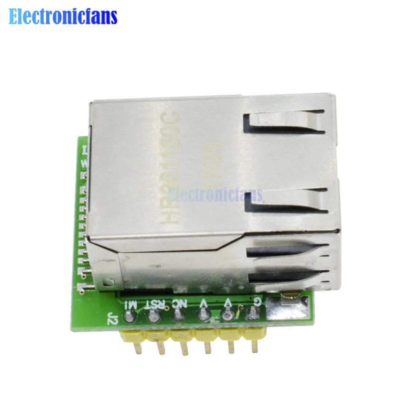 USR ES1 ENC28J60 W5500 чип SPI к LAN Ethernet конвертер TCP/IP модуль 3 В интерфейс умная