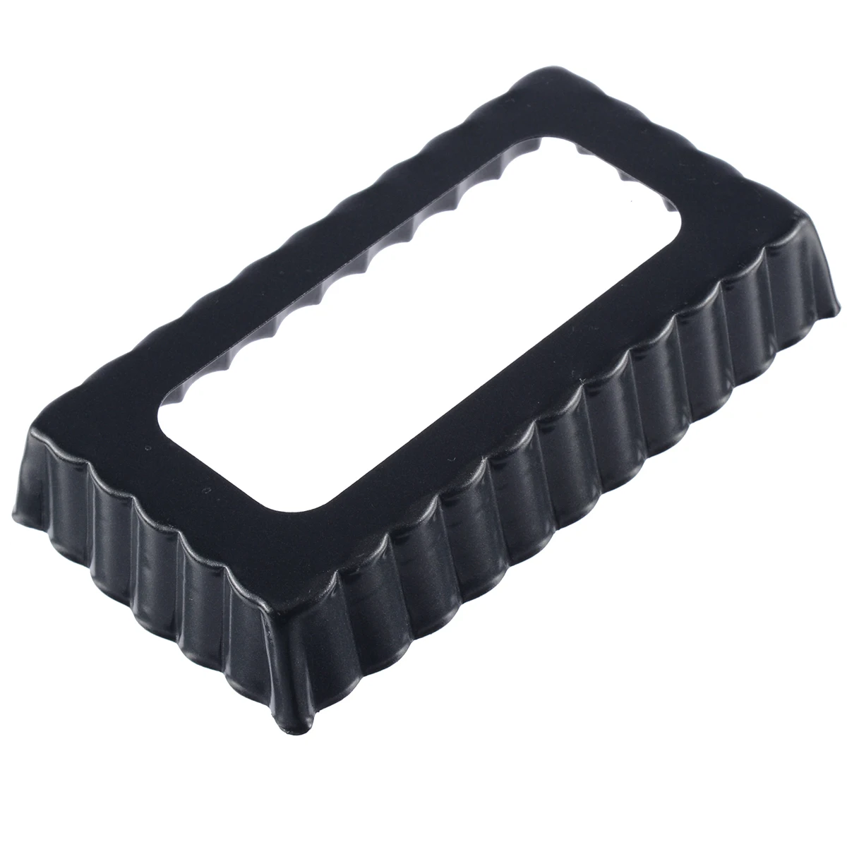 4.5Inch Pie Pan with Removable Bottom Tart Quiche Pan Non-stick Rectangle Egg Tart Mold Plate Baking Tools