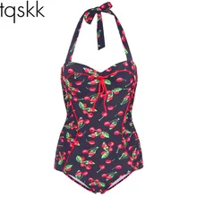 Tqskk короткий топ Новинка года купальники для малышек для женщин одна деталь купальник женский Vantage летняя пляжная одежда ванный
