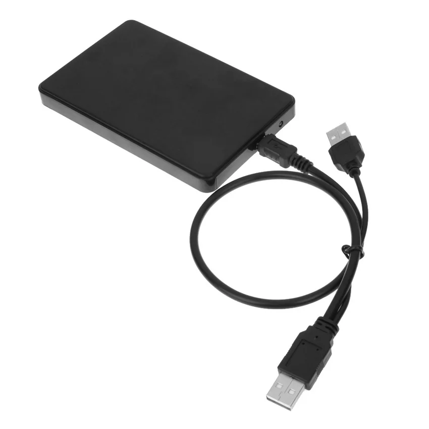 2,5 дюймов USB 2,0 для IDE HDD жесткий диск Внешний корпус жесткого диска корпус 500 Гб портативный чехол для ПК ноутбука