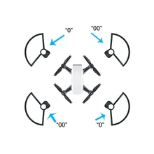 4 pcs Props Hélice Guarda Bumper Lâmina Bater Protector para DJI Zangão Faísca Futural JUN24 Digitais