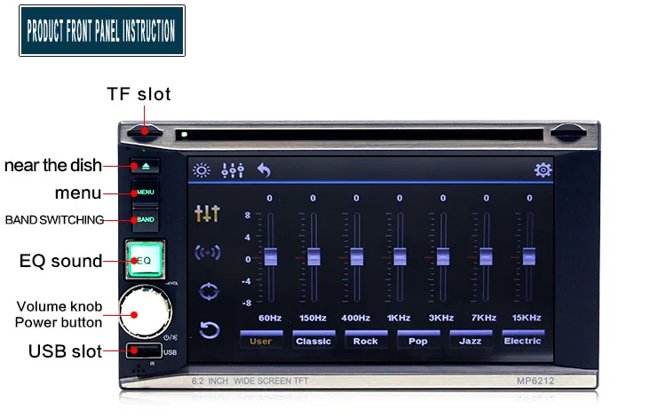 Clearance 2018 Vehicle Android Navigation All-in-one Vehicle MP5/DVD Player Auto Parts 7 Inch Car Radio High Definition Touchscreen 15