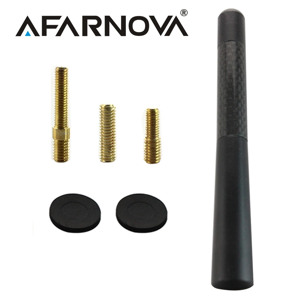 Car Antenna WRC style Carbon Fiber radio fm antena for Ford Focus MK2 MK3 Fiesta kuga Ecosport Auto accessories Car Styling