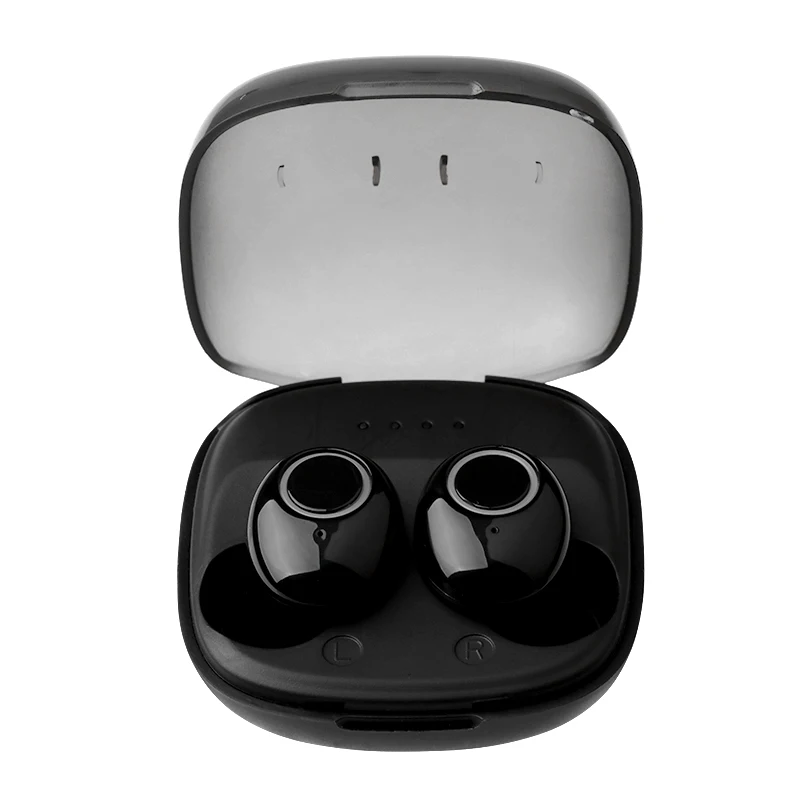 Black-2 ROCK Bluetooth 5,0 наушники TWS Беспроводные Hi-Fi стерео наушники сенсорное управление наушники с микрофоном для samsung iPhone Xiaomi - Цвет: Black-2
