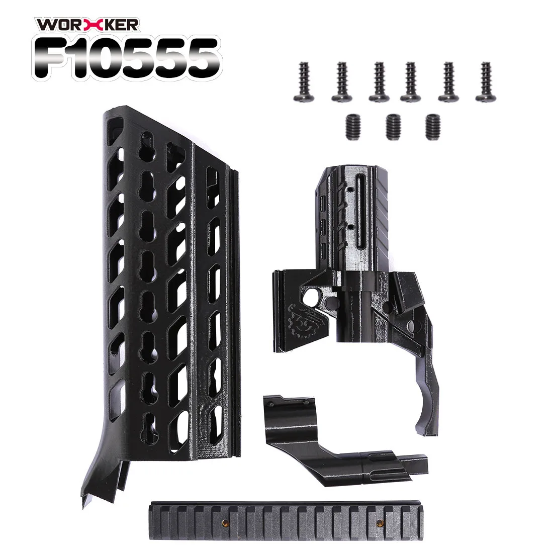 

Worker f10555 3D Printing NO.163 Front Tube Kit for Nerf Stryfe Professional Toy Accessories- Black