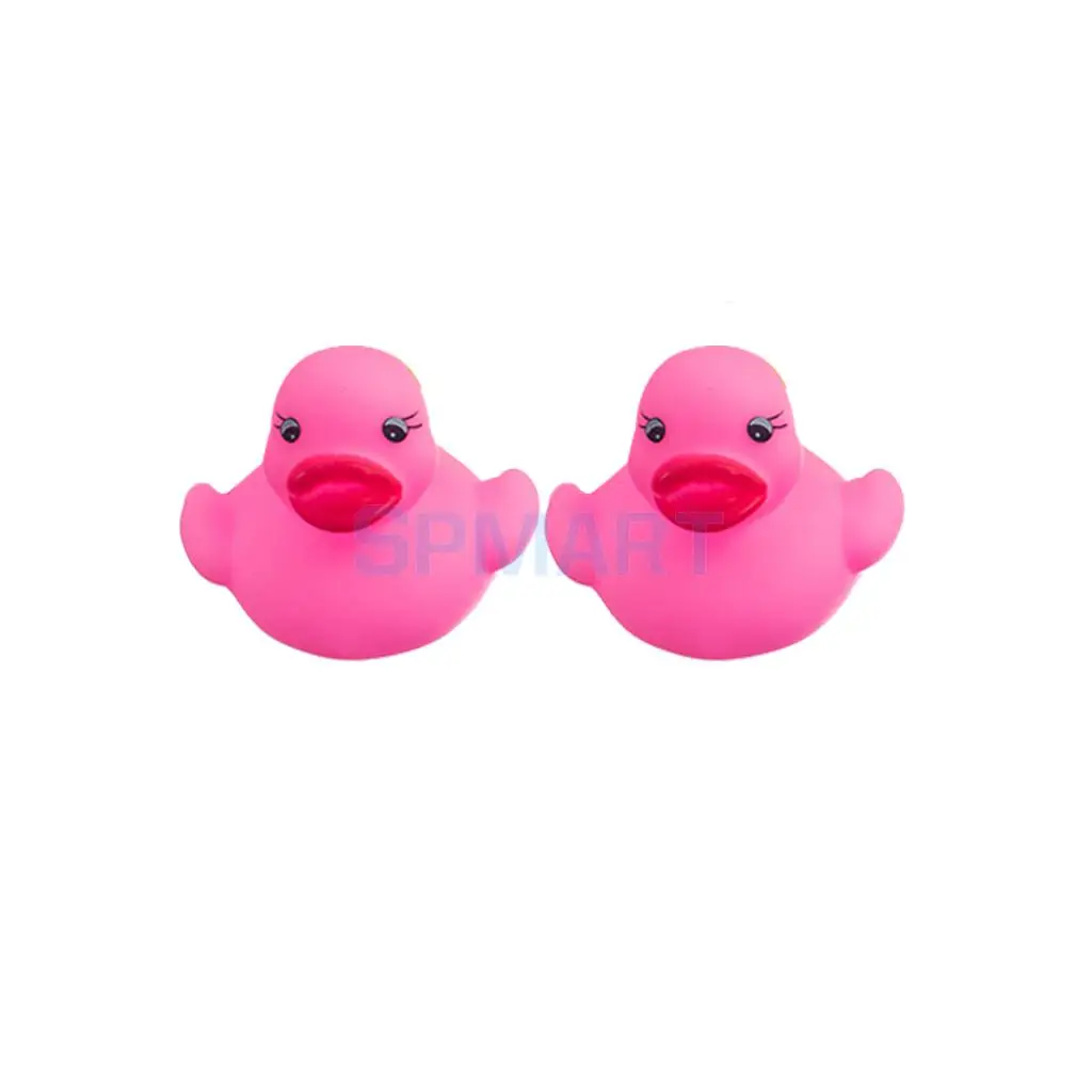 Многоцветные 6 шт. резиновые для плавания Squeak Ducks детские игрушки для ванной