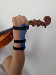 Синий кистевой эспандер скрипка вспомогательное устройство корректор новых
