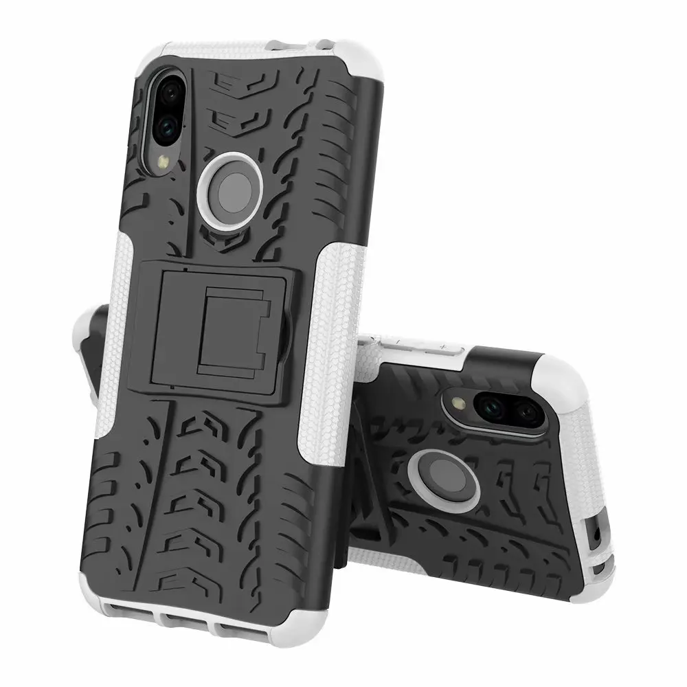 Pierves Shockproof Armor Case Silicon Stand Cover