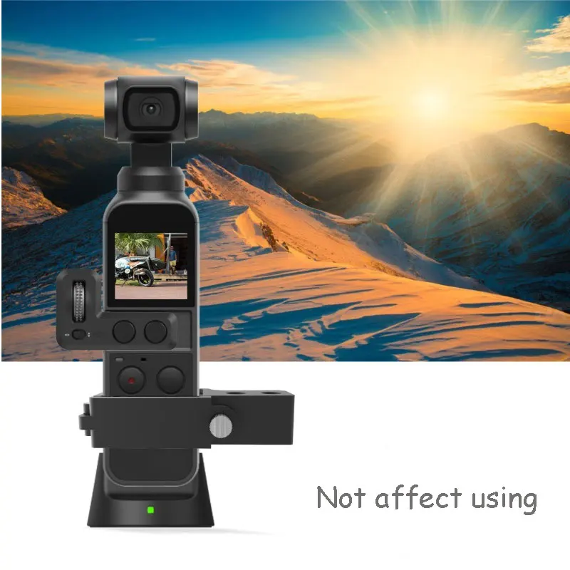 Модуль расширения для DJI Osmo Pocket CNC авиационный алюминиевый адаптер расширения аксессуары для Osmo Pocket 1/4 3/8 порт