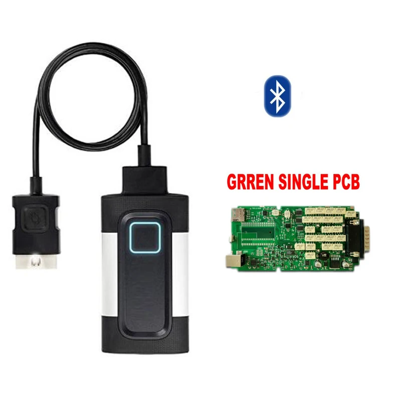 

2018 green single board Diagnostic 2016.0 software For Autocoms vd ds 150e CDP with Bluetooth car scanner diagnostic tool.