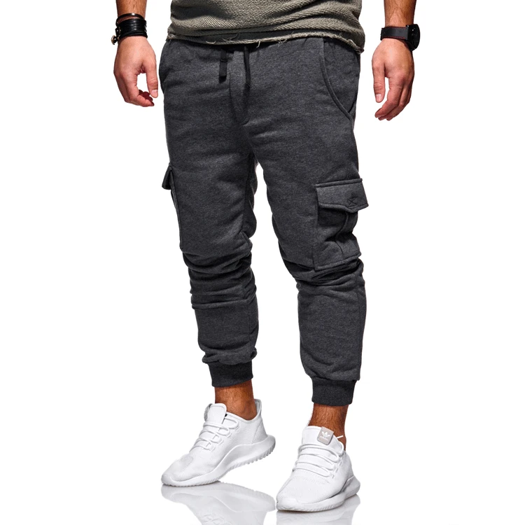 

Cargo Pants Men Pants Hip Hop Harem Joggers Male Trousers Mens Solid Multi-Pocket Sweatpants Brand Clothing Plus Size 4XL