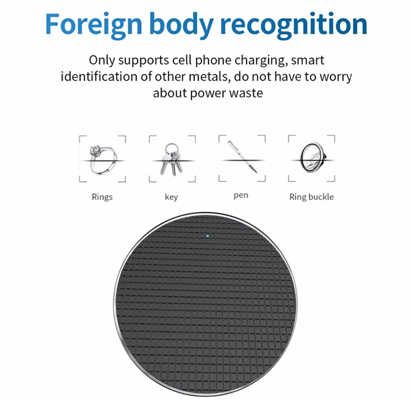 10W Qi Wireless Charger for iPhone X Xs MAX XR 8 plus Fast Charging for Samsung S8 S9 Plus Note 9 8 USB Phone Charger Dock Pad (5)