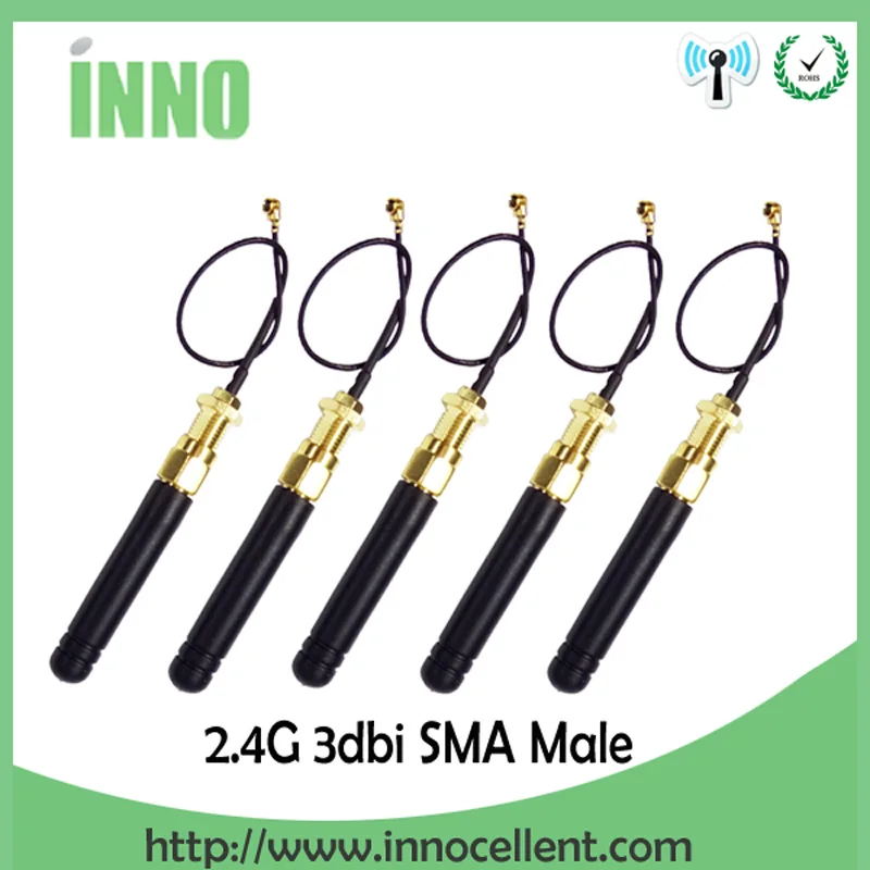 EOTH 2 4g антенна 3dbi sma male wlan Wi-Fi 4 ГГц IPX ipex 1 SMA Розетка Удлинительный кабель iot модуль |