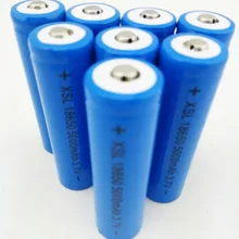 3,7 V 18650 5000mAh NCR литий-ионная аккумуляторная батарея фактическая емкость 2200mah