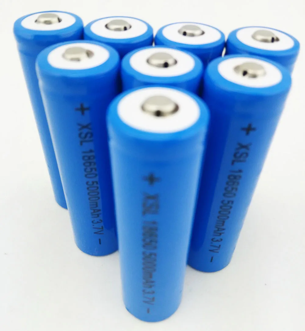 

3.7V 18650 5000mAh NCR Li-ion Rechargeable Battery Cell Pack The actual capacity of 2200mah