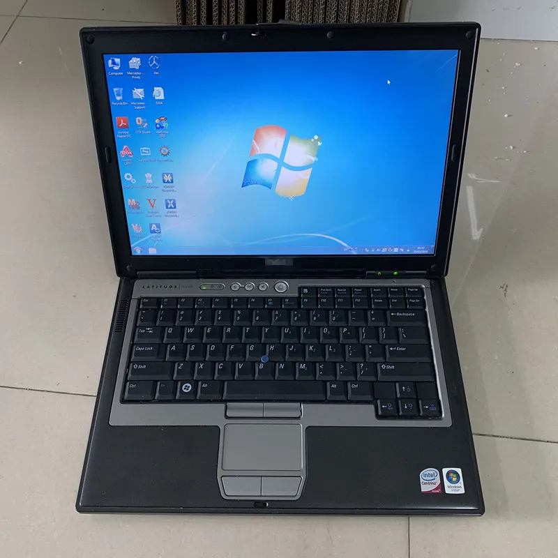 Автомобильный диагностический ноутбук 2020 12 дюйма для Dell D630 с программным