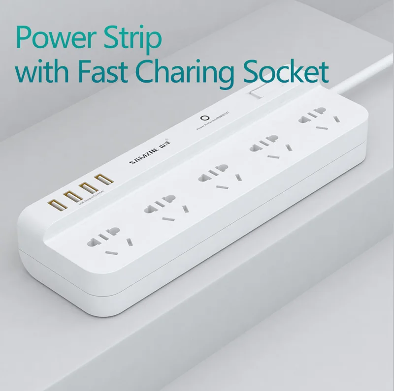 SAMZHE power Strip розетка переносная лента переходник с 3 usb-портом многофункциональная умная Домашняя электроника