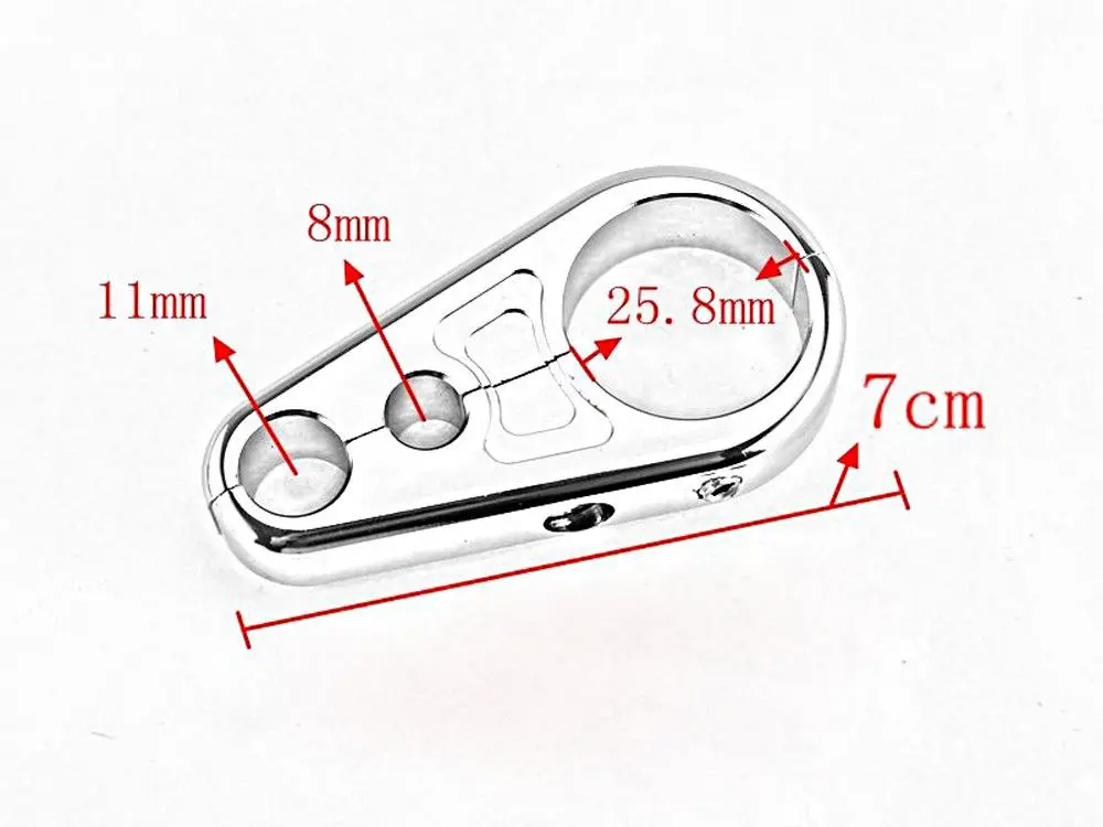Для Honda Suzuki Harley Sportster Dyna Touring Cruiser " 25 мм руль сцепления кабель провода Тормозная Линия держатель зажим