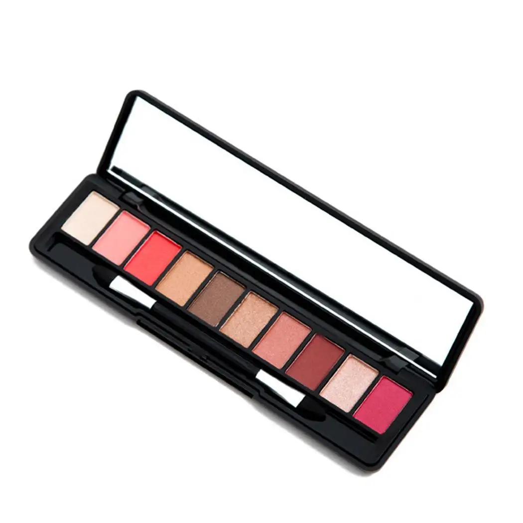 

Makeup Eyeshadow Nature Cosmetic Sponge Mini 10 with Eye Colors Eyeshadow Professional Portable Shimmer home use Palette Shadow