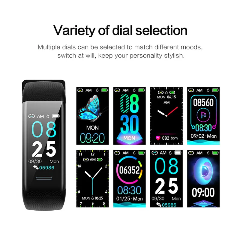 Мужские и женские Смарт часы C20 спортивные Oxgen для Samsung Huawei iPhone фитнес трекер