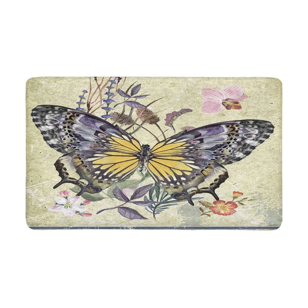 Butterfly Indoor Entrance Doormat Backing Non Slip Door Mat Rugs Home Decor | Дом и сад