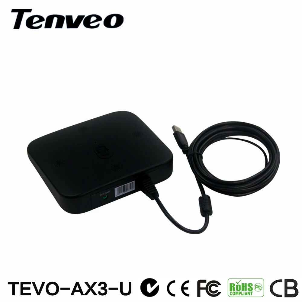 Tenveo AX3 U USB видео конференции Громкая связь для бизнес интервью skype и других VOIP
