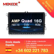 MEKEDE Car Multimedia player Android 8.1 GPS 2 Din Car Audio della Radio Per Volkswagen/POLO/PASSAT/Golf /Tiguan wifi FM Radio SWC