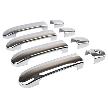 

For Nissan Versa Tiida Latio 2007 2008 2009 2010 2011 ABS Chrome Car door protector Handle Decoration Cover Trim Car Styling