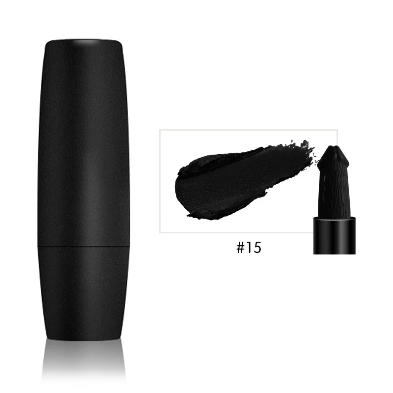 Women Matte Lipstick Waterproof Long Lasting Makeup Mushroom Head Lip Stick Cosmetics MH88 - Цвет: as picture