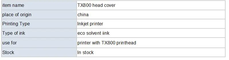 TX800 head cover