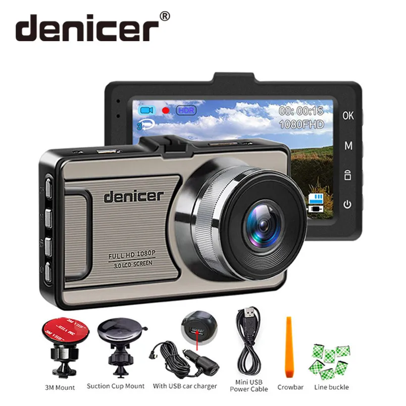 

Denicer D710 Full HD 1080P Car Camera 3.0 Inch Screen Auto Vehicle Dvr 170 Degree Wide Angle Dash Cam With Cycle Recording