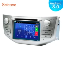 Seicane 2Din Android 8,0 HD" Автомобильный Радио gps мультимедийный плеер с 3g wifi для Lexus RX 400h RX 330 RX 350 RX 300 Toyota Harrier