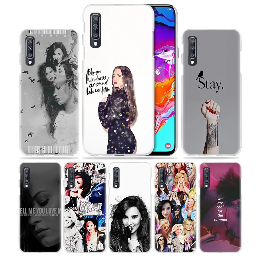 

Demi Lovato Case for Samsung Galaxy M40 A50 A80 A70 A60 A40 A30 A20e A10 J4 J6 Plus J8 2018 S10e S10 5G Hard PC Phone Cover Capa