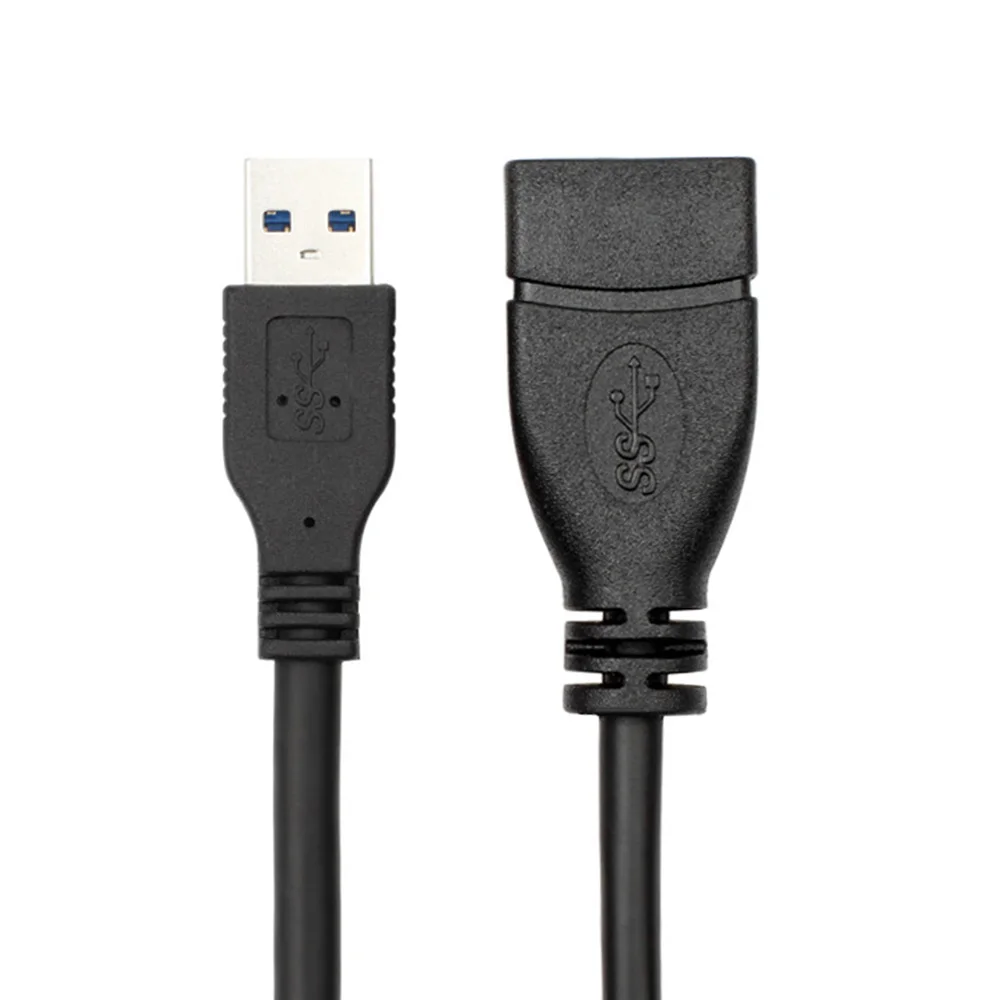 Удлинительный Кабель USB 3 0 м 5 10 A male to female для ПК ноутбука (медный проводник + foiling AL