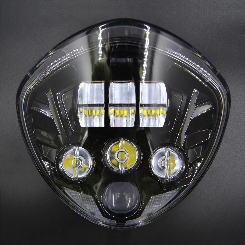 

DOT EMARK APRROVED Victory Motorcycle Headlight High Low Beam Light Lamp for 2007-2016 Cruisers with Bullet Style Headlights