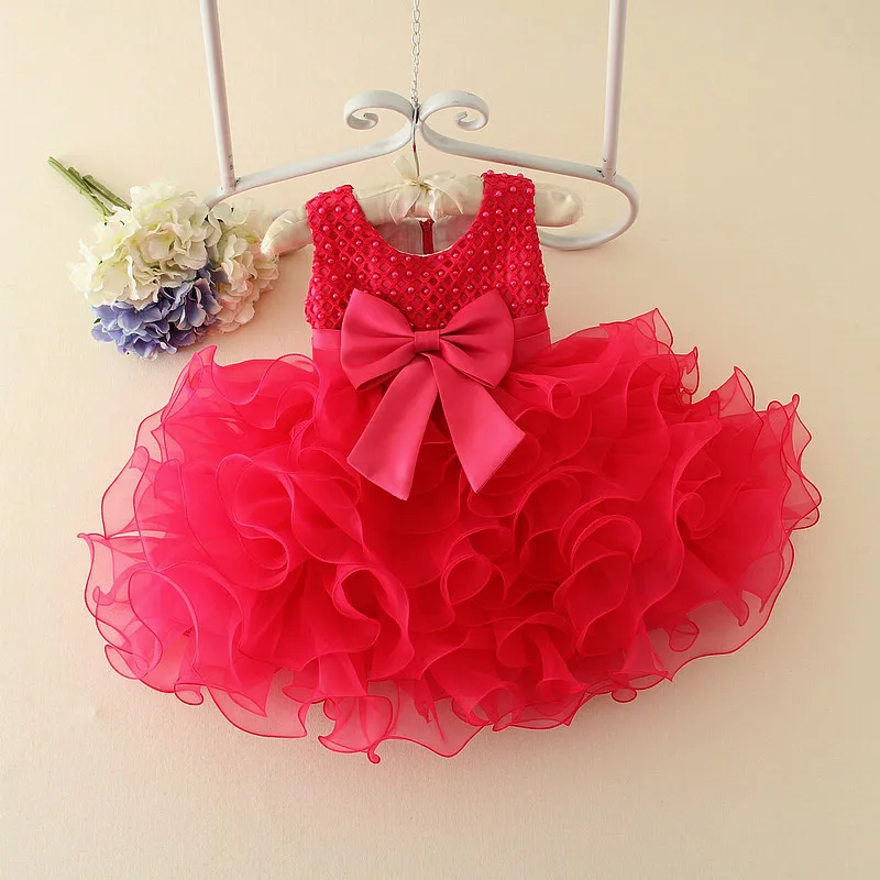 Baby Girl Summer Dress 1 Year Birthday Party Dresses Princess Baby