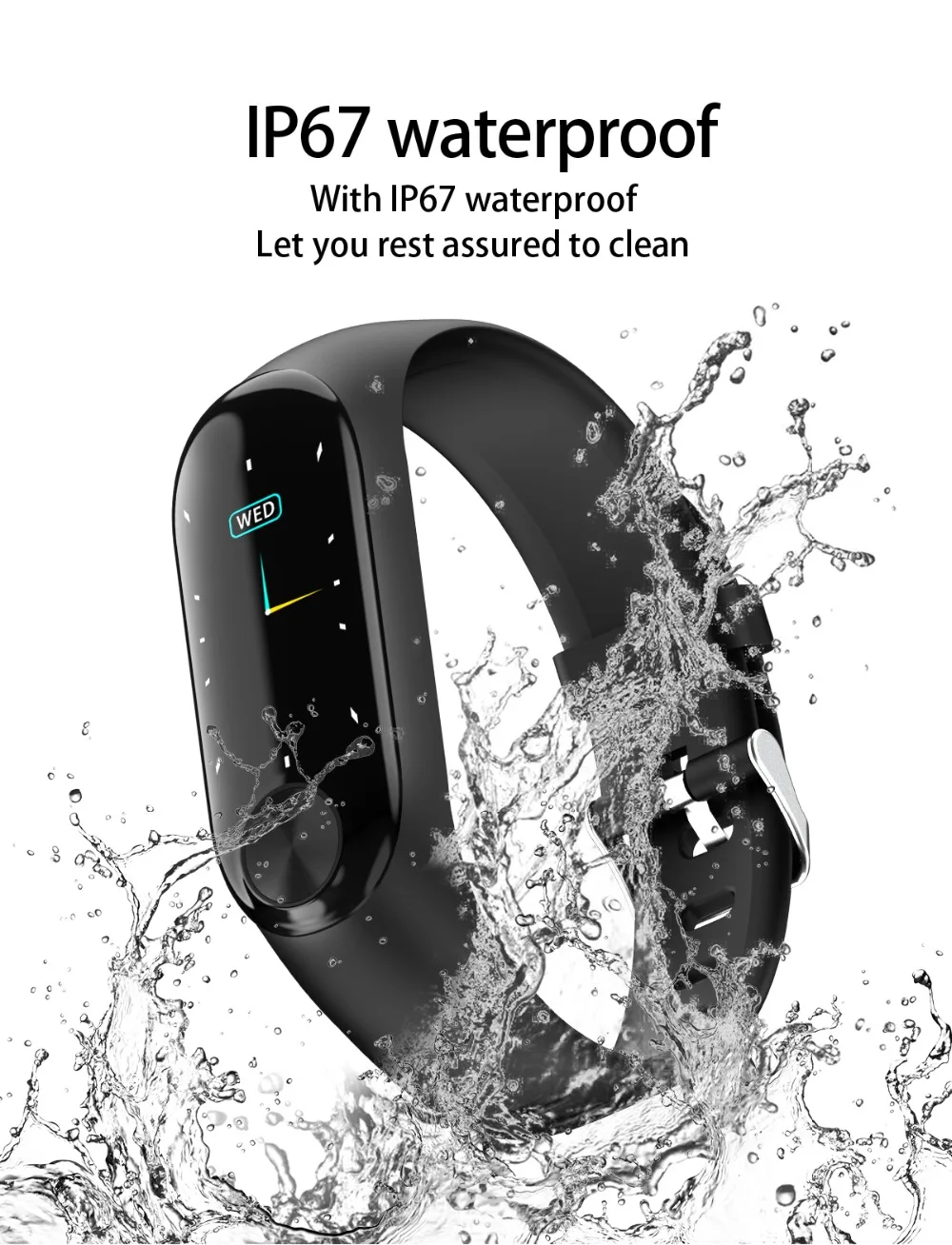 Y5 Pro умный Браслет монитор сердечного ритма во время сна кровяное давление фитнес-трекер водонепроницаемый цветной экран Спортивный Android IOS Band
