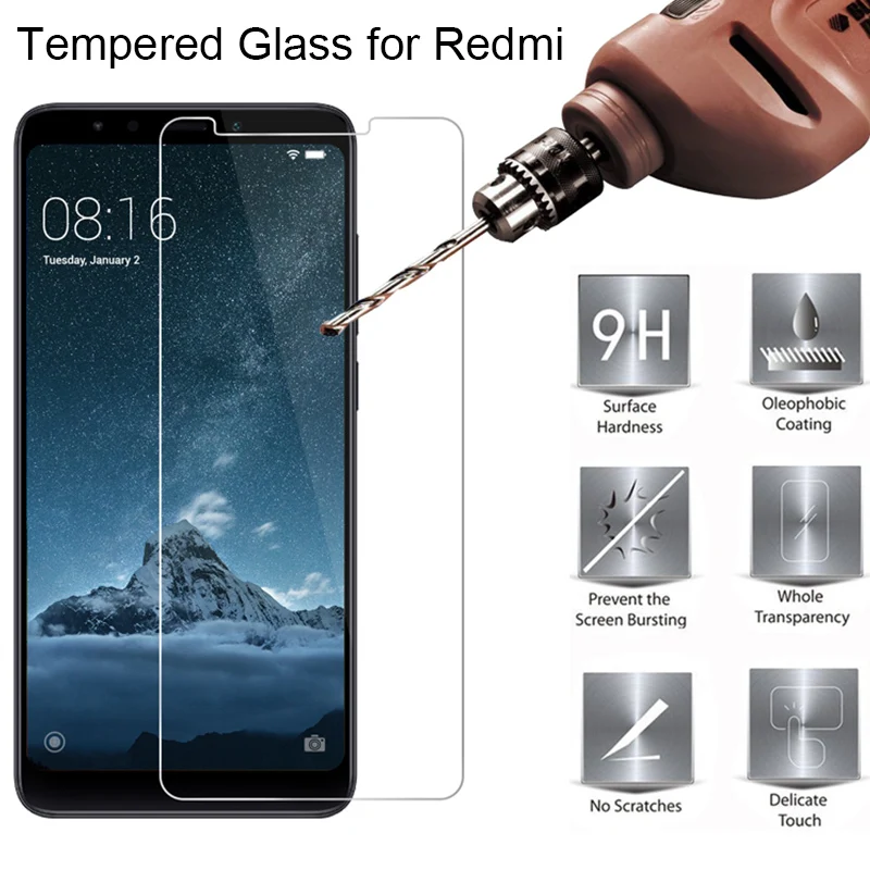 HD Защита экрана для Xiaomi Redmi 4X 4A 5A 6A S2 закаленное стекло на 3 3S Защитное 4 Prime 5 Plus 6