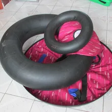 Для Взрослых Красочные радужные горки дети Надувной снег труба vison 1 м диаметр