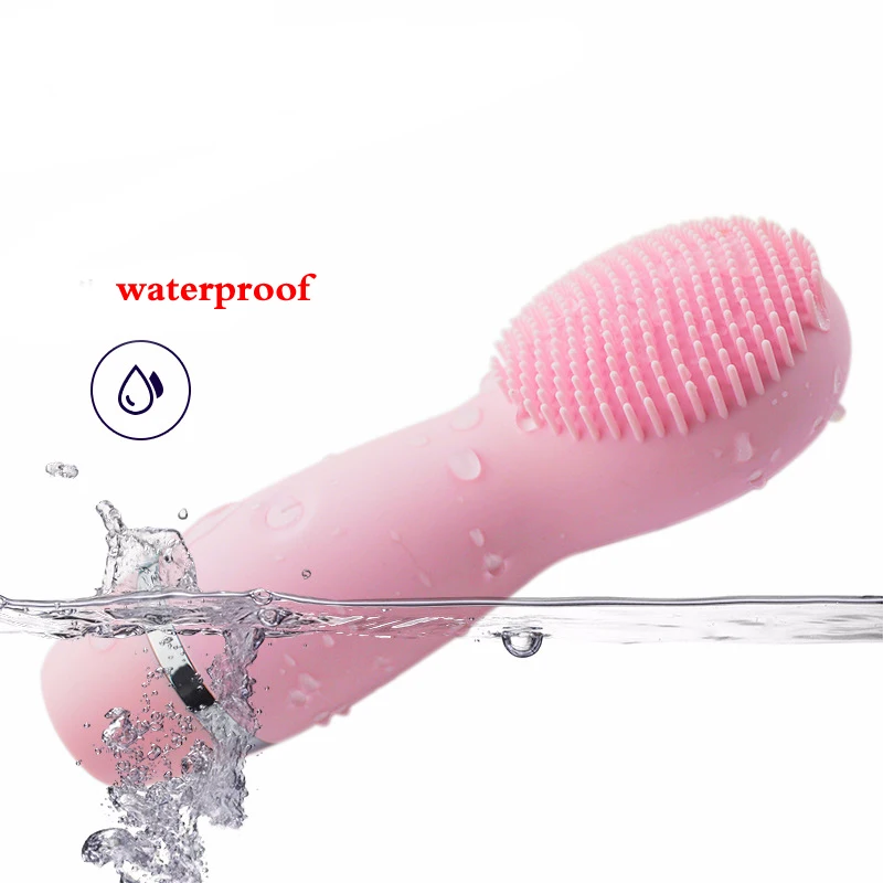 Mini Silicone Electric Facial Brush (6)