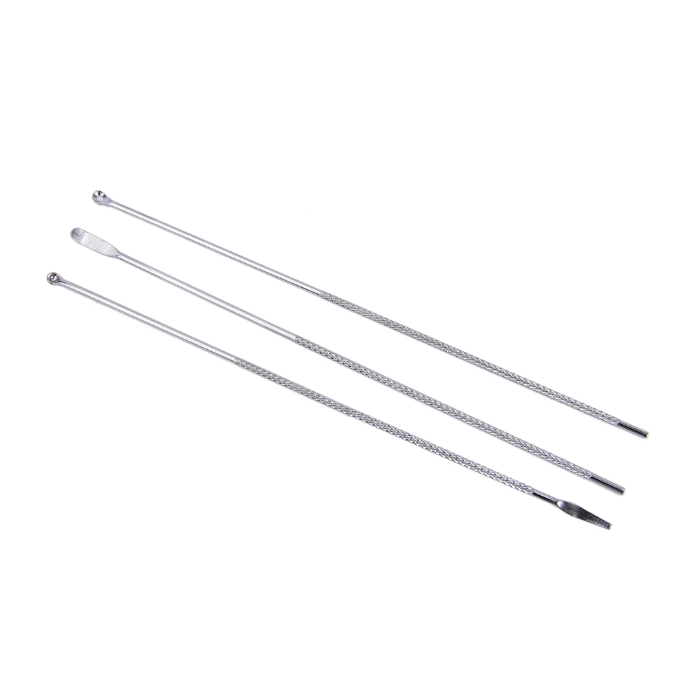 

1PCS Stainless Steel Earpick Ear Cleaning Spoon Storage Case Earwax Removing Safe Tool Anti Slip Handle Nursing Care 9Styles
