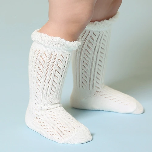 0 4T Summer Mesh Kids Socks 5 Colors Girls Socks Baby Knee High Sock