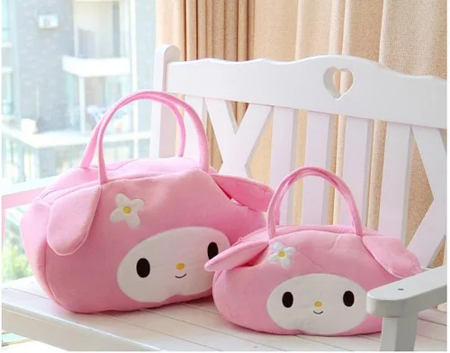 Hello kitty плюшевый рюкзак прекрасный музыкальный плюшевый сумка для покупок большая мама плюшевая сумка девочка день рождения подарок