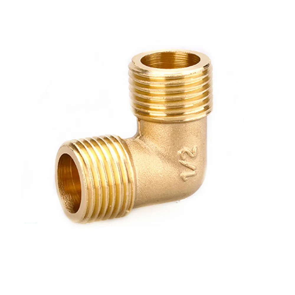 Латунный трубный фитинг адаптер 90 градусов 1/8 &quot1/4&quot 3/8 &quot1/2&quot 3/4 &quotBSP трубы воды