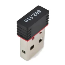 150 Мбит/с беспроводной USB 2,0 адаптер ключ 802.11n Plug and Play USB Wifi адаптер Raspberry Pi 3 Model B Wifi ключ LAN+ антенна