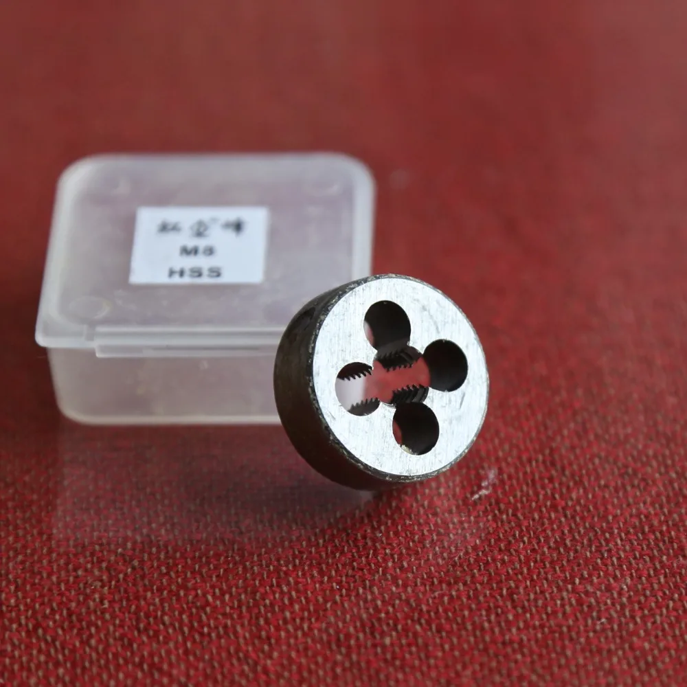 Free shipping 1PC HSS Metric Die M8 x 1.25 mm Dies Threading Tools Lathe Model Engineer Thread