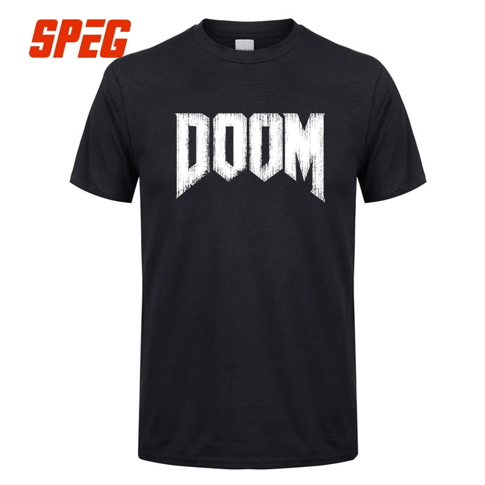 Custom Work футболки для девочек Doom гранж человек Crewneck короткий рукав футболки низкая цена мужской футболка для мужчин хлопок