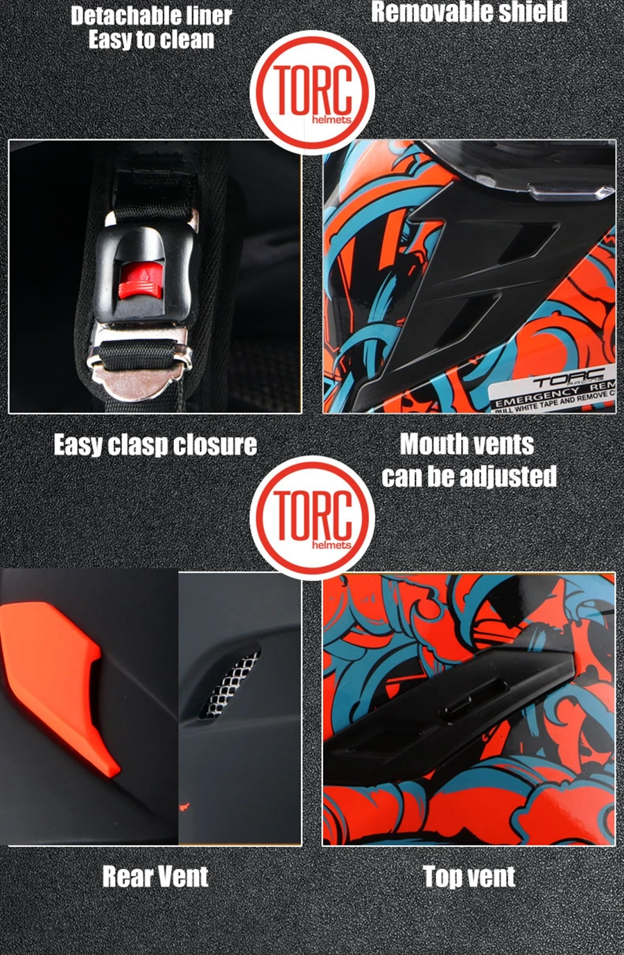 1 шт TORC Full Face DOT ECE Flip Up Racing Off-Road Capacete двойной козырек модульные мото шлемы мотоциклетный шлем