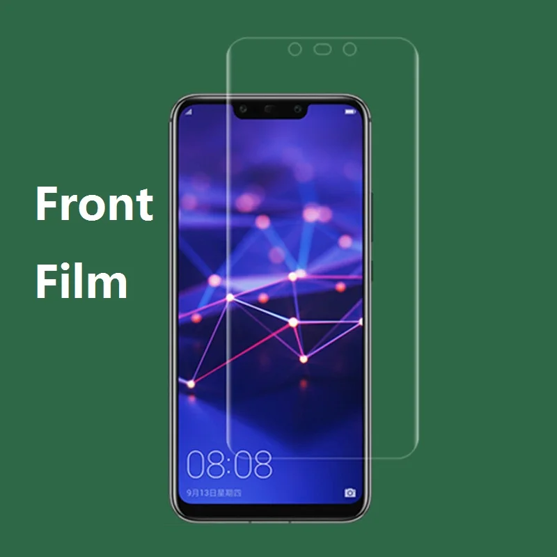 Передняя и задняя Гидрогелевая пленка полное покрытие для Huawei mate 20 Pro защита